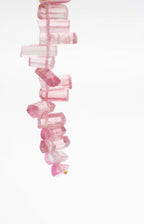 Earring Charms - Pink Tourmaline Crystal