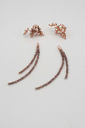 Earring Charms - Brown Diamonds