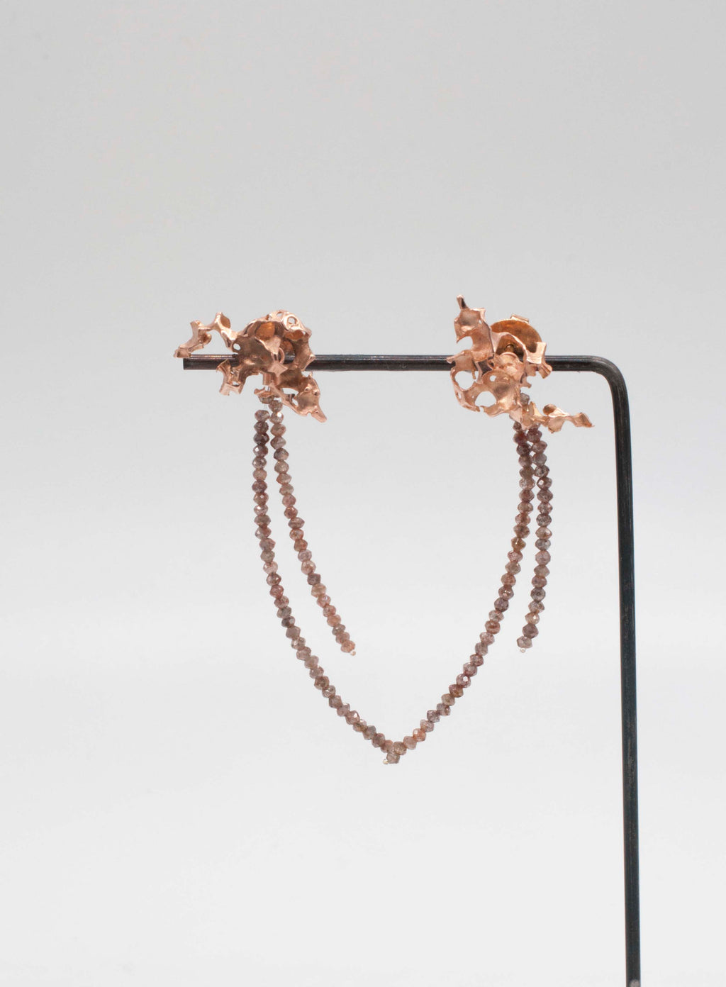 Earring Charms - Brown Diamonds