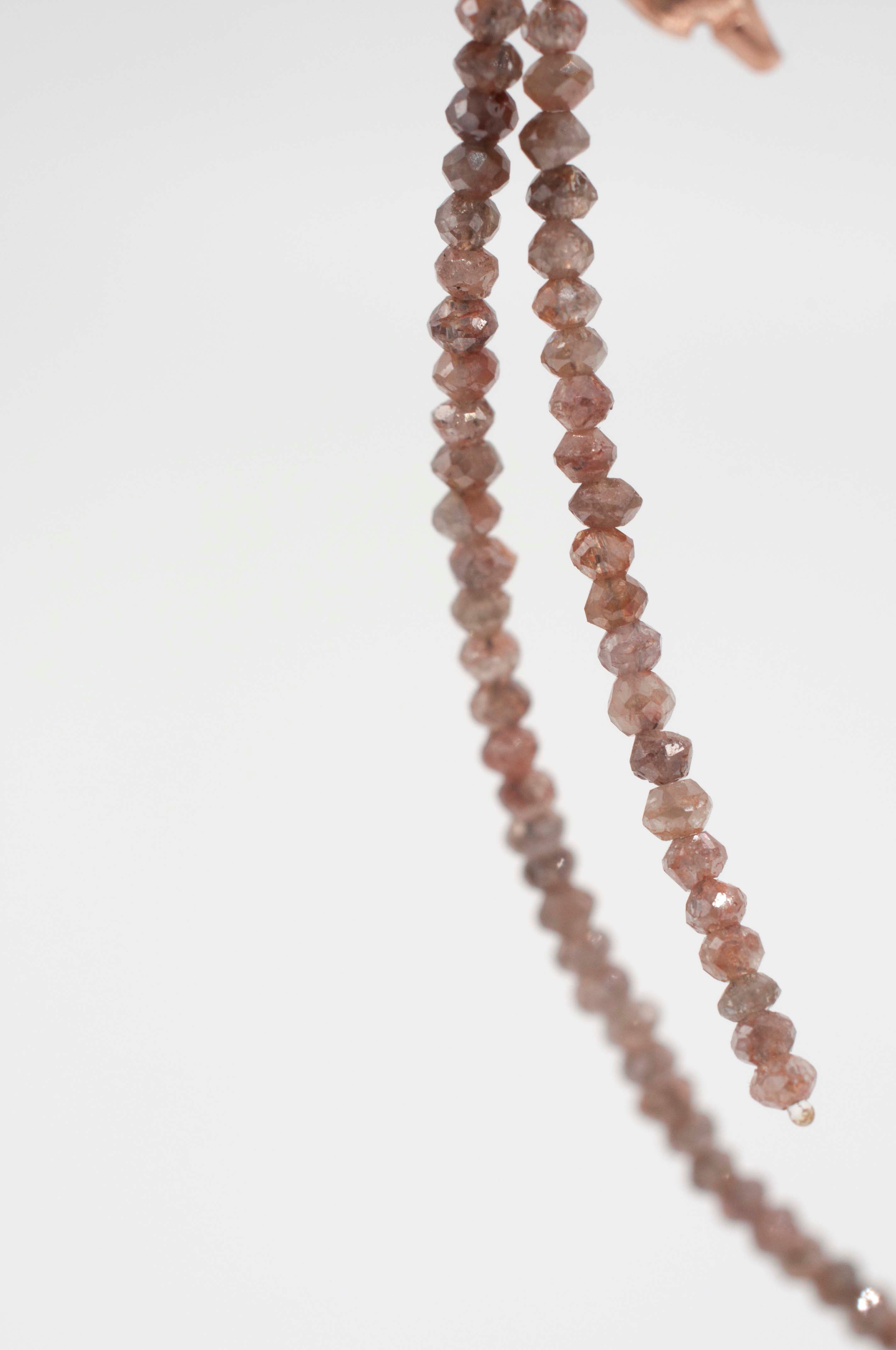 Earring Charms - Brown Diamonds