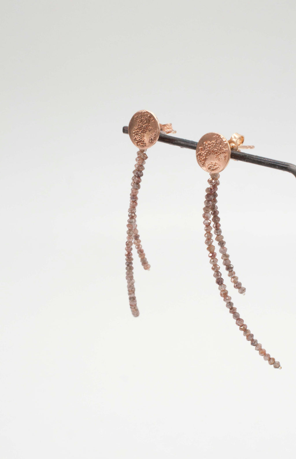 Earring Charms - Brown Diamonds