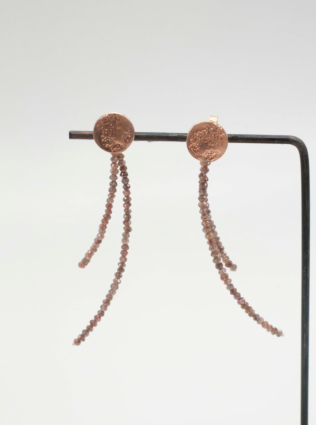 Earring Charms - Brown Diamonds
