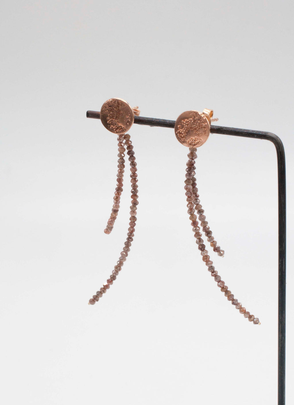 Earring Charms - Brown Diamonds