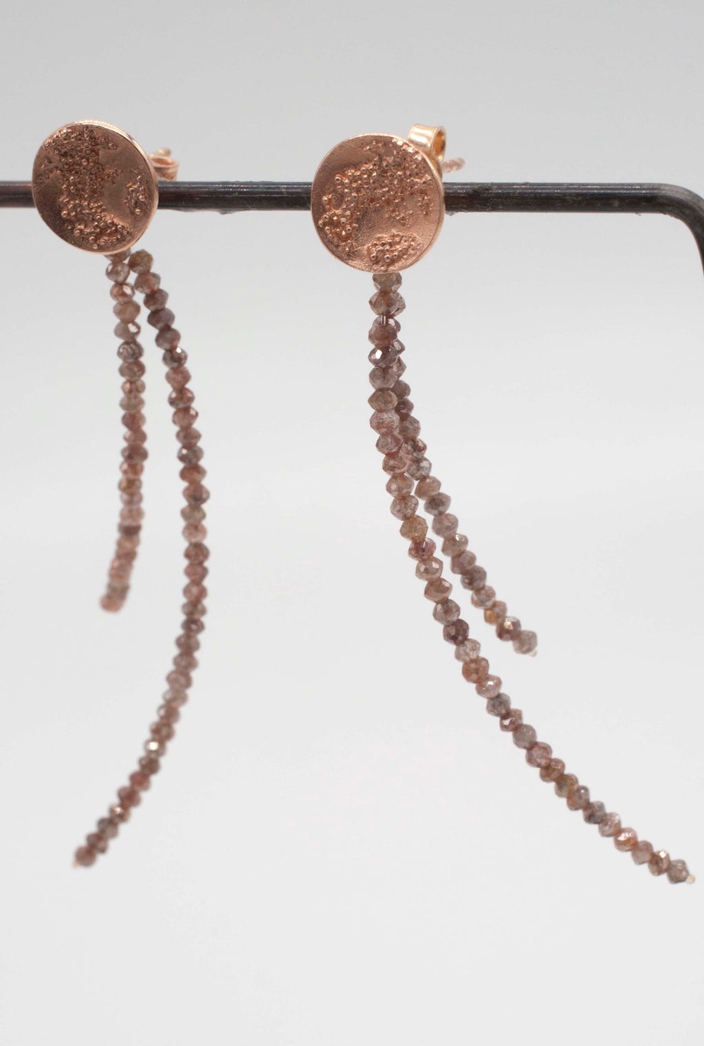 Earring Charms - Brown Diamonds