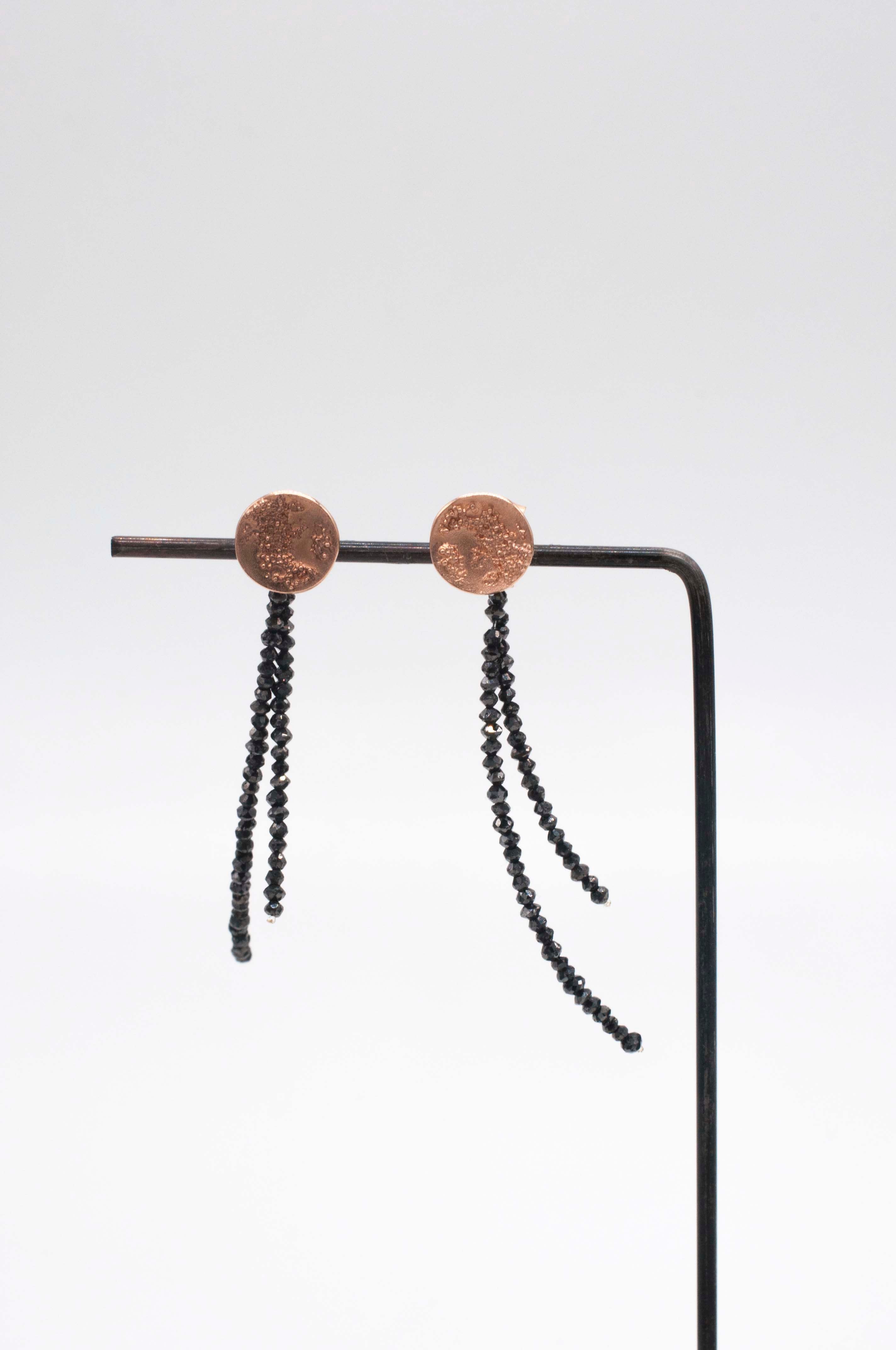 Earring Charms - Black Diamonds