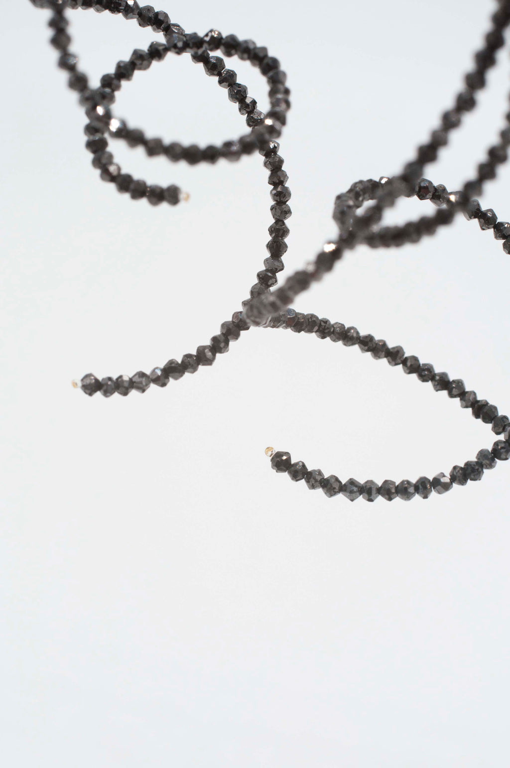 Earring Charms - Black Diamond Hoops