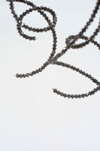 Earring Charms - Black Diamond Hoops