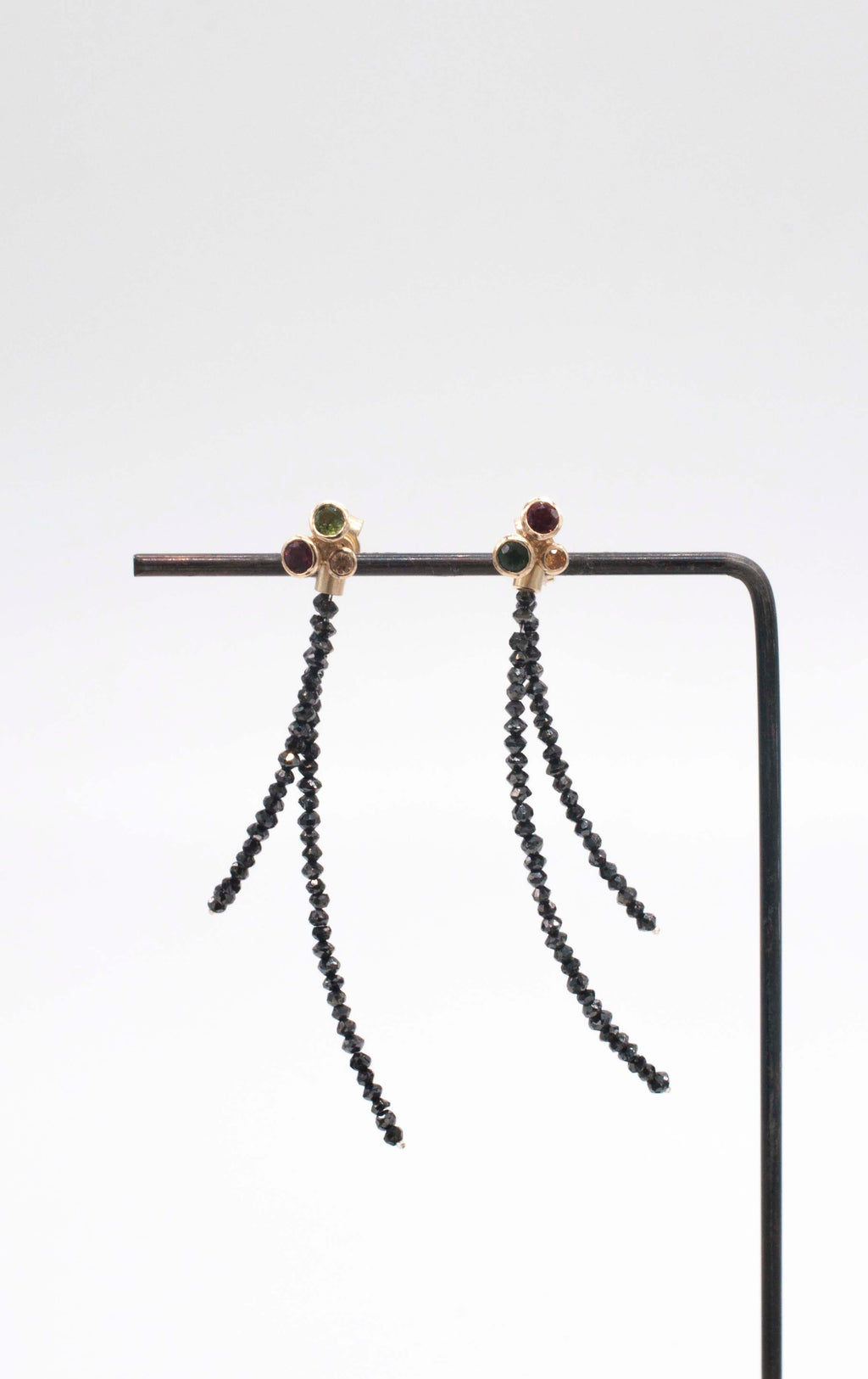 Earring Charms - Black Diamonds