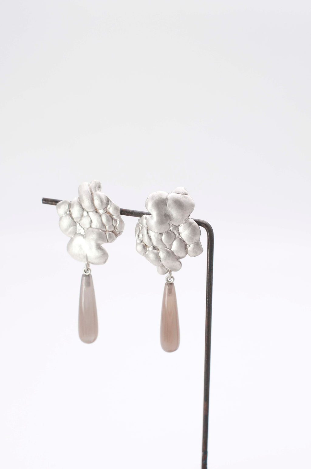 Ohrringe Clouds - Mondstein