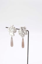 Ohrringe Clouds - Mondstein