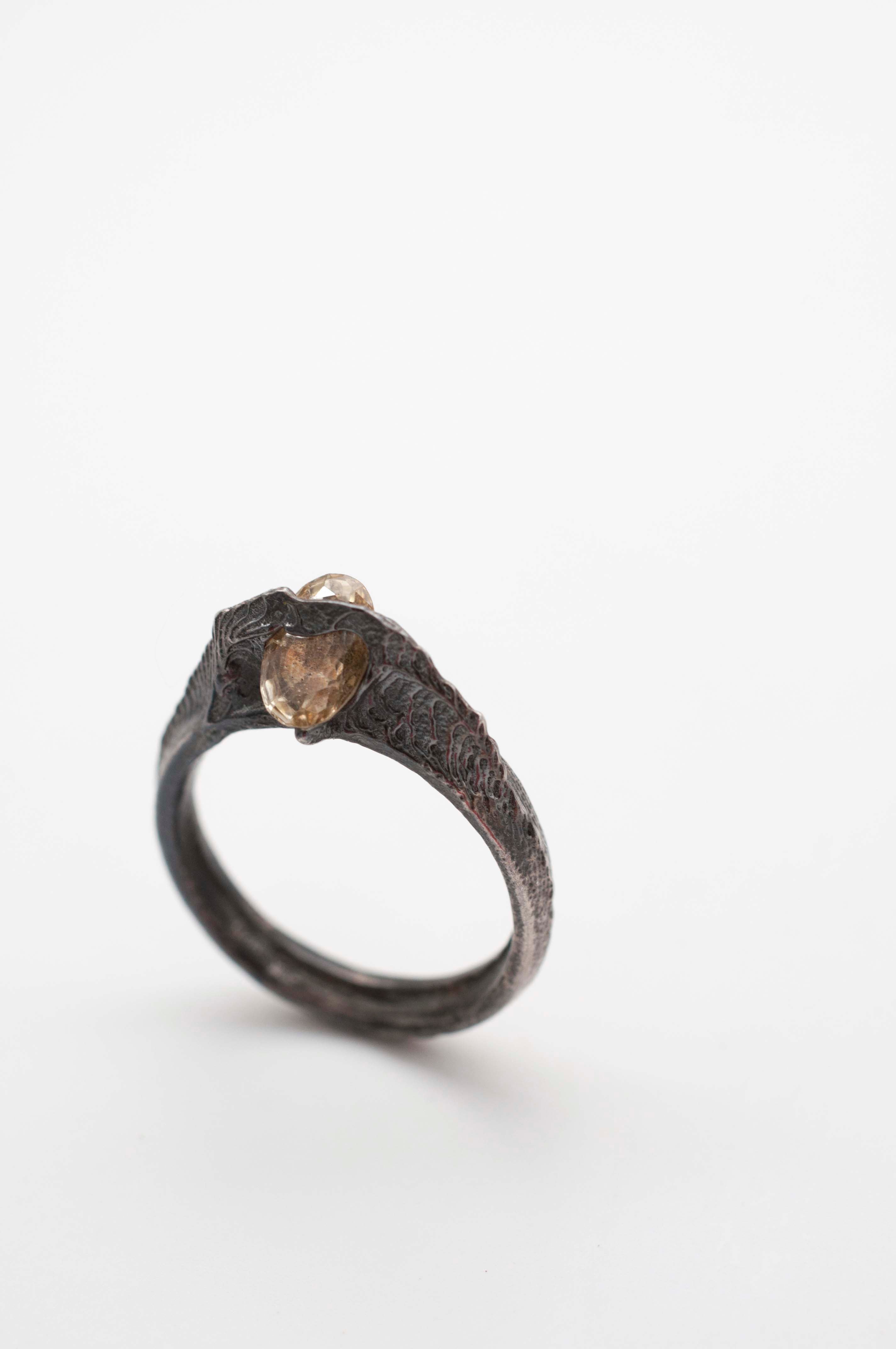 Ring Ossa Sepia - Yellow Sapphire