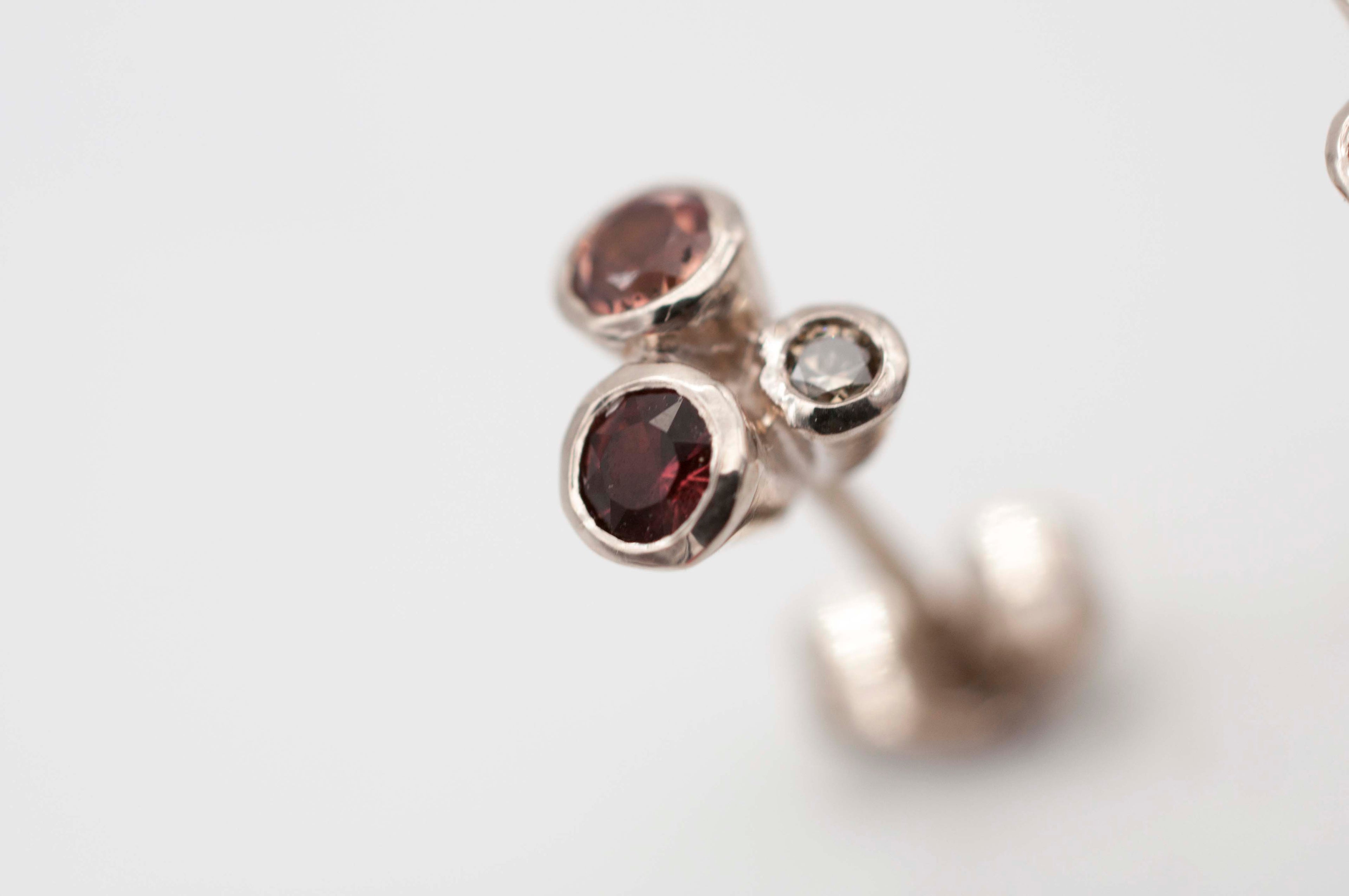 Earrings Tüten - Peach Raspberry Nougat