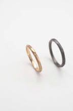 Eheringe - Geometric Rock Stack Tantal und Gold