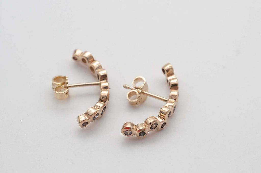 Earrings - Caterpillar