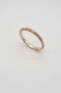 Ring Geometric Rock - Champagne