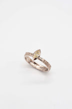 Ring Seeigel - Navette Diamant