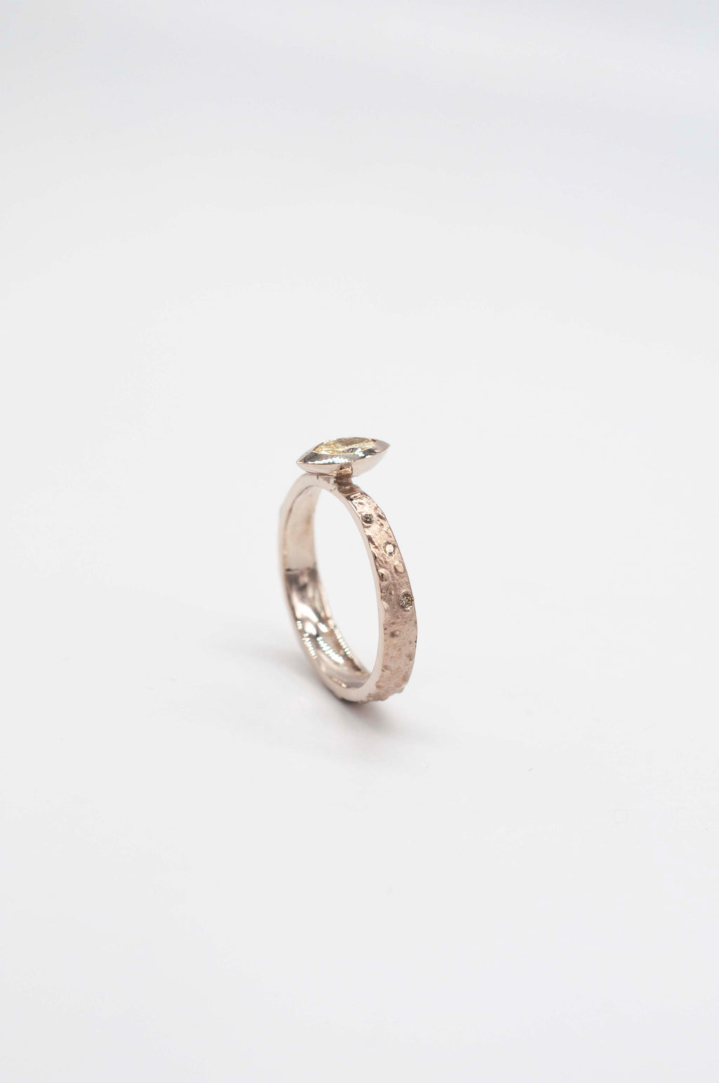 Ring Seeigel - Navette Diamant