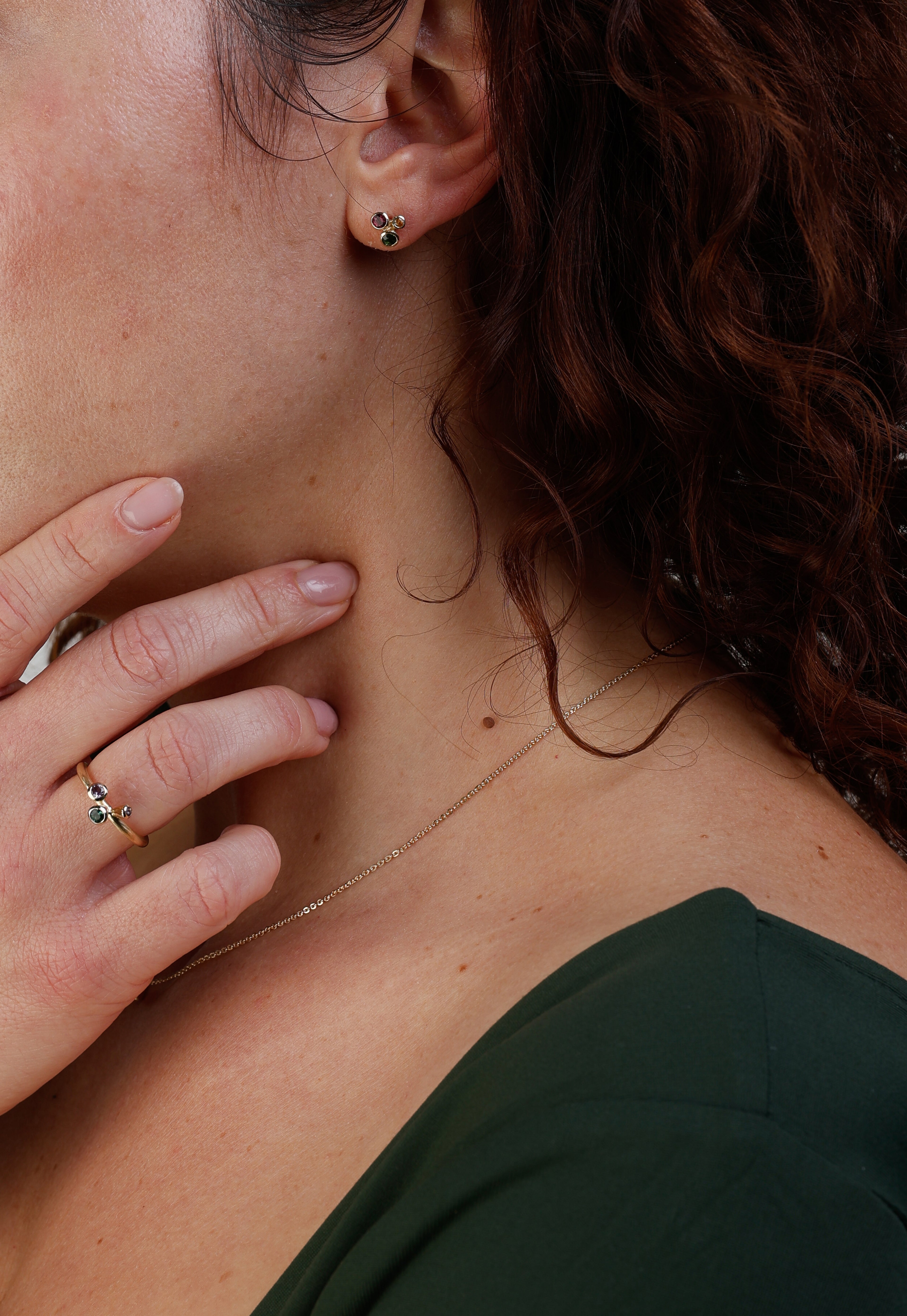 Ohrringe Tüten -Erdbeer Limette