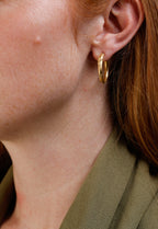 Earrings globetrotters - hoop earrings