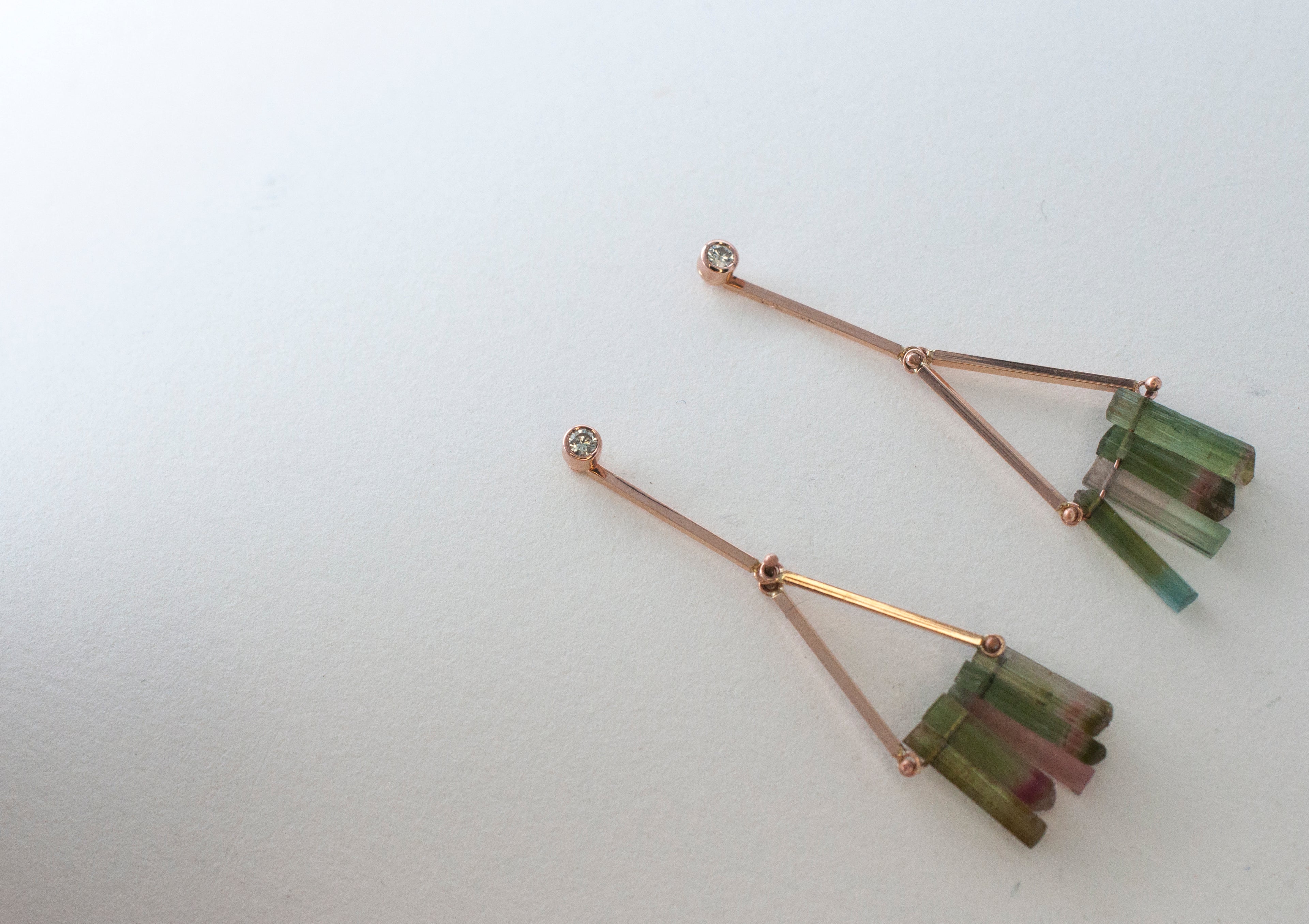 Turmalinschaukel - Ohrringe image 1