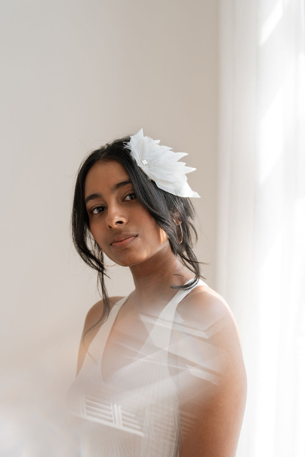 Fascinator  - Weiße Wolke image 8