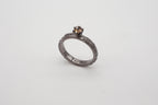 Ring - Weltenbummler - Canberra -  schwarz rhodiniert image 3