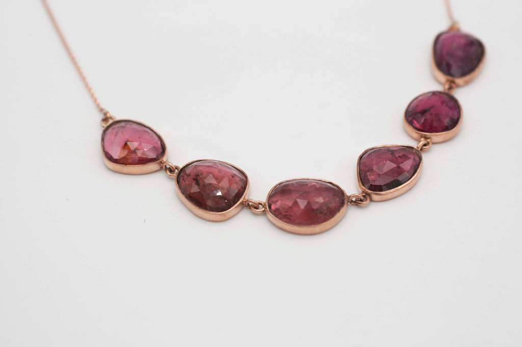 Kette - Turmalin - Waldbeere image 0