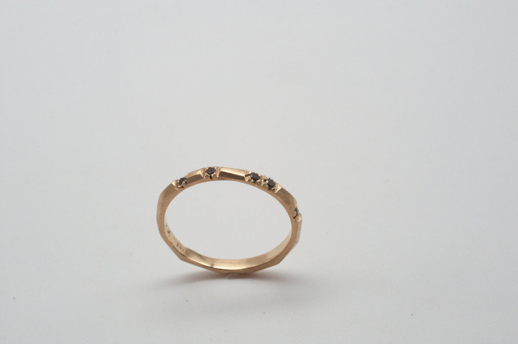 Ring Geometric Rocks - Ink image 0