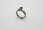 Ring - Weltenbummler - Canberra -  schwarz rhodiniert image 5