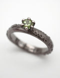 Ring - Weltenbummler - Canberra -  schwarz rhodiniert image 0
