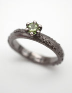 Ring - Weltenbummler - Canberra -  schwarz rhodiniert image 0