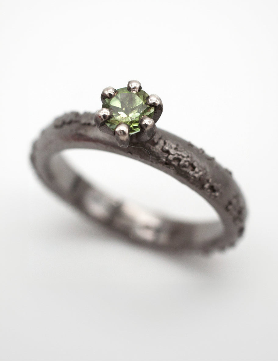 Ring - Weltenbummler - Canberra -  schwarz rhodiniert image 0