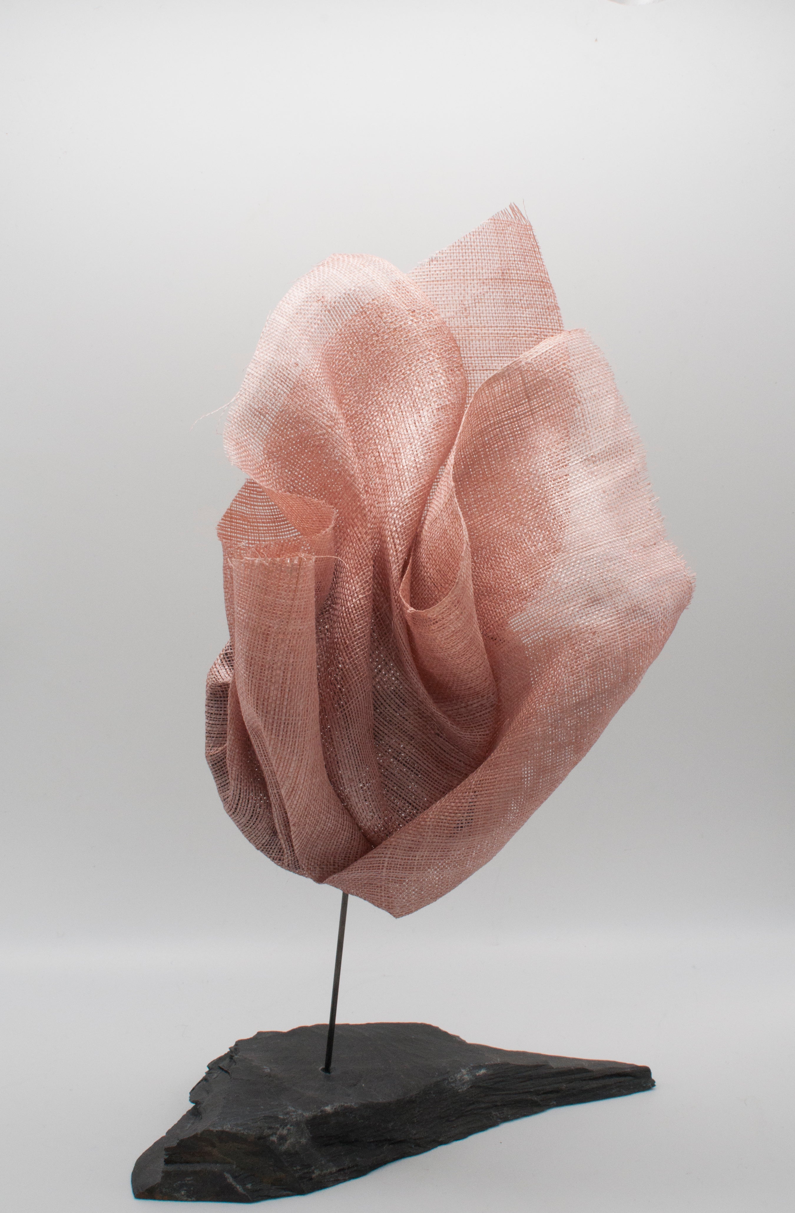 Fascinator - rosa Flamme image 1