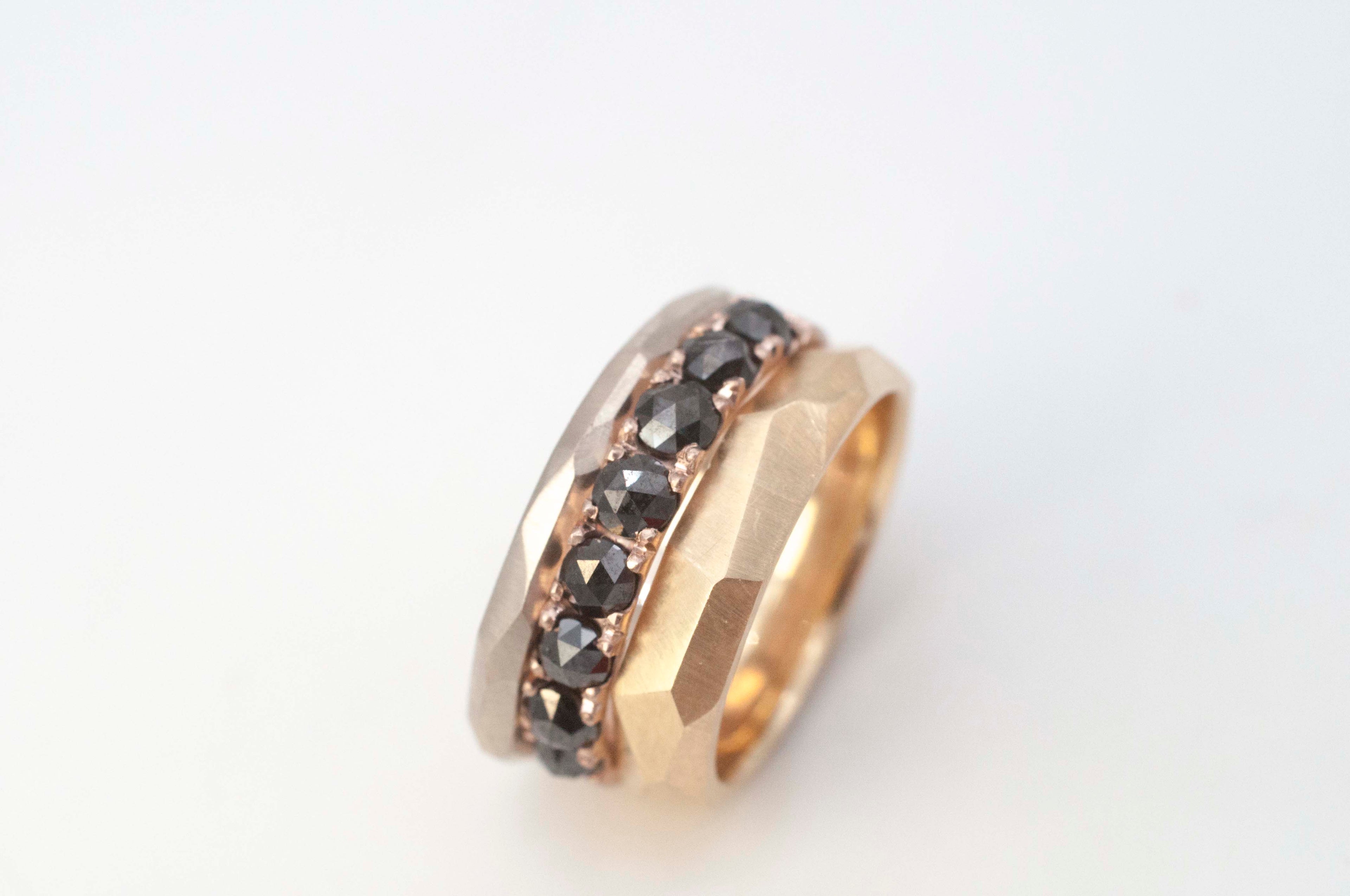 Memoryring - Rosecut - Black image 1