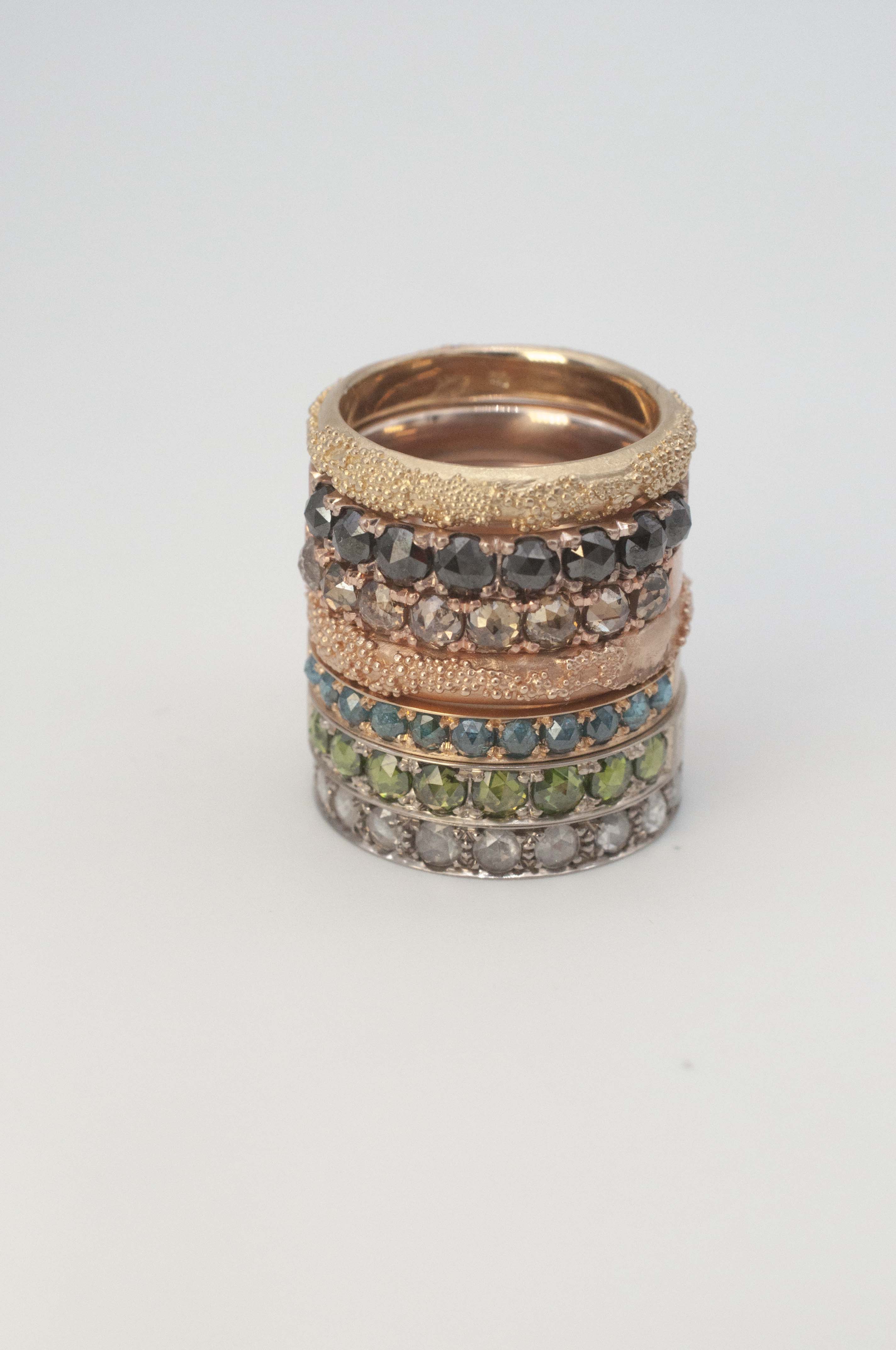 Memoryring - Rosecut - Grün image 5