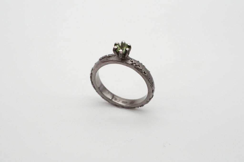 Ring - Weltenbummler - Canberra -  schwarz rhodiniert image 10