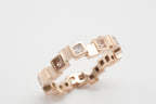 Memoryring Skyline - Kapstadt mit braunen Diamanten image 1
