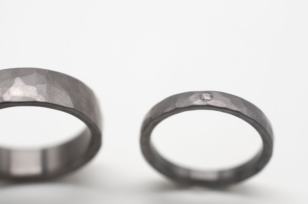 Tantal Eheringe -  Hammerschlag image 1