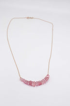 Kette - rosa Kristalle